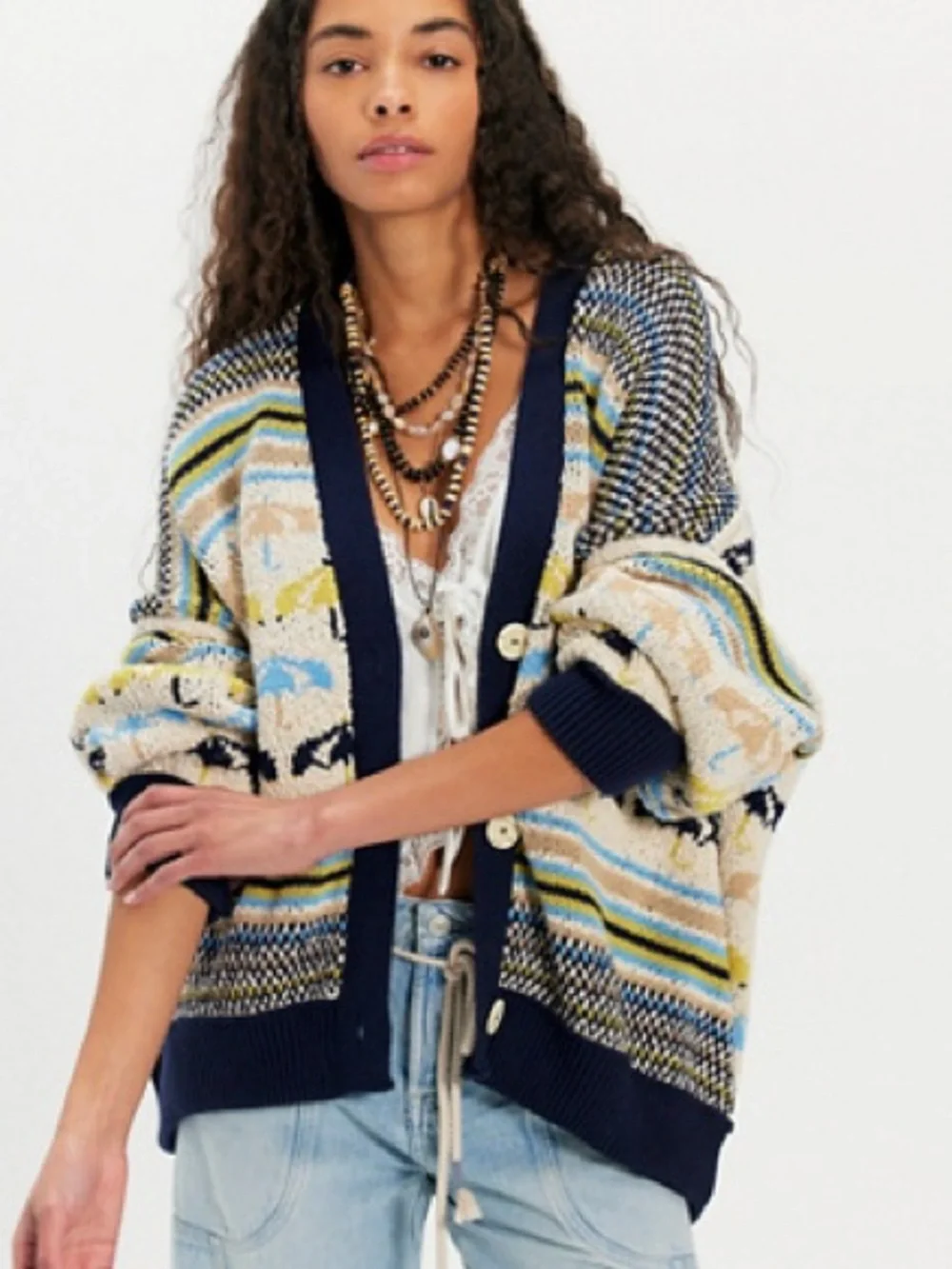 Free People Umbrella Day Cardigan